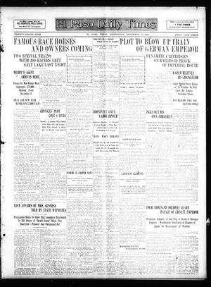El Paso Daily Times (El Paso, Tex.), Vol. 28, Ed. 1 Wednesday, November 18, 1908