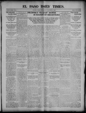 El Paso Daily Times. (El Paso, Tex.), Vol. 23, Ed. 1 Wednesday, December 2, 1903