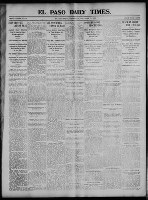 El Paso Daily Times. (El Paso, Tex.), Vol. 23, Ed. 1 Wednesday, November 18, 1903