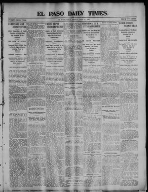 El Paso Daily Times. (El Paso, Tex.), Vol. 23, No. 78, Ed. 1 Friday, July 31, 1903
