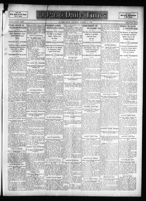 El Paso Daily Times (El Paso, Tex.), Vol. 26, Ed. 1 Saturday, August 11, 1906