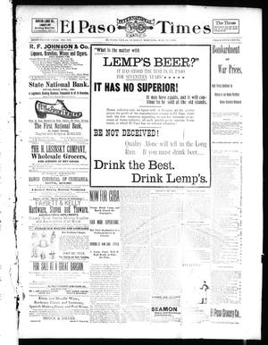 El Paso International Daily Times (El Paso, Tex.), Vol. 18, No. 129, Ed. 1 Tuesday, May 31, 1898