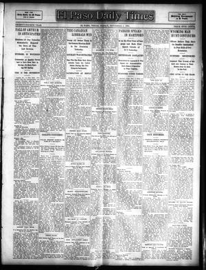 Primary view of object titled 'El Paso Daily Times (El Paso, Tex.), Vol. 24, Ed. 1 Friday, November 4, 1904'.