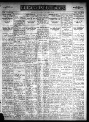 Primary view of object titled 'El Paso Daily Times (El Paso, Tex.), Vol. 25, Ed. 1 Friday, November 10, 1905'.