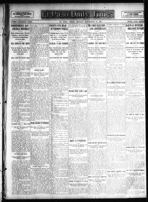 El Paso Daily Times (El Paso, Tex.), Vol. 27, Ed. 1 Monday, September 16, 1907