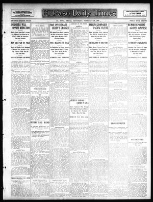 El Paso Daily Times (El Paso, Tex.), Vol. 28, Ed. 1 Saturday, February 22, 1908