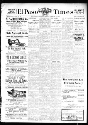 El Paso International Daily Times (El Paso, Tex.), Vol. 18, No. 48, Ed. 1 Friday, February 25, 1898