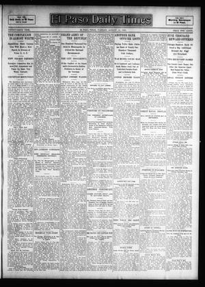 El Paso Daily Times (El Paso, Tex.), Vol. 26, Ed. 1 Tuesday, August 14, 1906