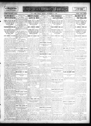 El Paso Daily Times (El Paso, Tex.), Vol. 27, Ed. 1 Friday, September 27, 1907