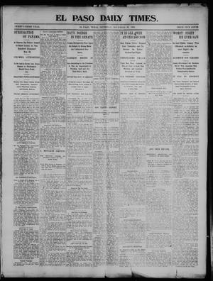 El Paso Daily Times. (El Paso, Tex.), Vol. 23, Ed. 1 Thursday, November 26, 1903