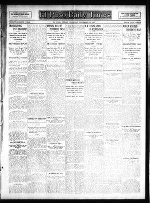 El Paso Daily Times (El Paso, Tex.), Vol. 27, Ed. 1 Thursday, November 28, 1907