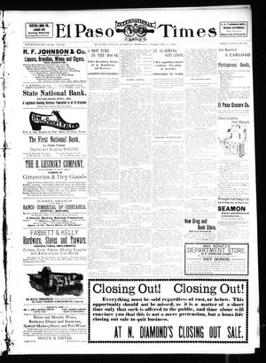 El Paso International Daily Times (El Paso, Tex.), Vol. 19, No. 27, Ed. 1 Tuesday, February 1, 1898