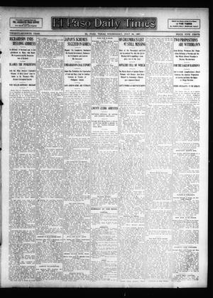 El Paso Daily Times (El Paso, Tex.), Vol. 27, Ed. 1 Wednesday, July 24, 1907