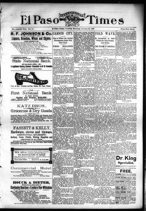 El Paso International Daily Times (El Paso, Tex.), Vol. 17, No. 21, Ed. 1 Tuesday, January 26, 1897