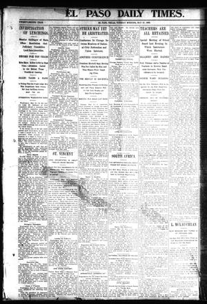 El Paso Daily Times. (El Paso, Tex.), Vol. 22, Ed. 1 Tuesday, May 27, 1902