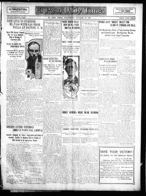 El Paso Daily Times (El Paso, Tex.), Vol. 28, Ed. 1 Wednesday, October 28, 1908