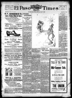 El Paso International Daily Times (El Paso, Tex.), Vol. 17, No. 169, Ed. 1 Sunday, July 18, 1897