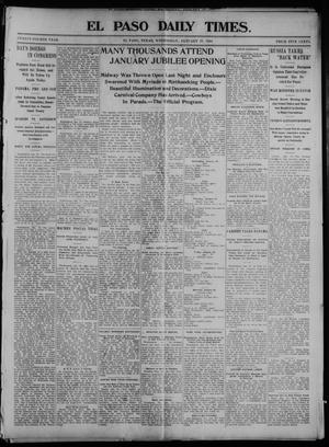 El Paso Daily Times. (El Paso, Tex.), Vol. 24, Ed. 1 Wednesday, January 20, 1904