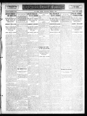 El Paso Daily Times (El Paso, Tex.), Vol. 28, Ed. 1 Saturday, March 7, 1908