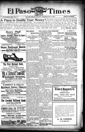 El Paso International Daily Times (El Paso, Tex.), Vol. 20, No. 110, Ed. 1 Saturday, May 5, 1900