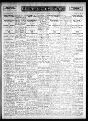 El Paso Daily Times (El Paso, Tex.), Vol. 26, Ed. 1 Saturday, November 10, 1906