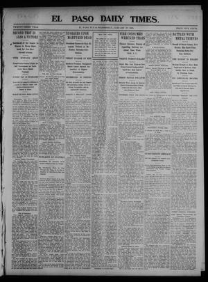 El Paso Daily Times. (El Paso, Tex.), Vol. 23, Ed. 1 Wednesday, January 28, 1903