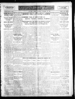 El Paso Daily Times (El Paso, Tex.), Vol. 28, Ed. 1 Thursday, October 22, 1908