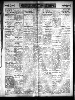 El Paso Daily Times (El Paso, Tex.), Vol. 24, Ed. 1 Monday, November 21, 1904