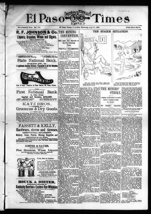 El Paso International Daily Times (El Paso, Tex.), Vol. 17, No. 162, Ed. 1 Saturday, July 10, 1897