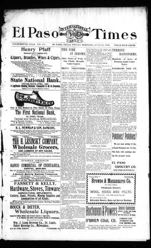 El Paso International Daily Times (El Paso, Tex.), Vol. 19, No. 151, Ed. 1 Friday, June 30, 1899