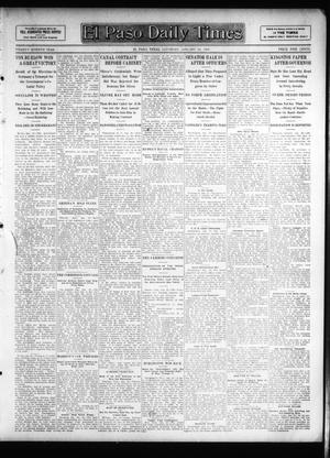 El Paso Daily Times (El Paso, Tex.), Vol. 26, Ed. 1 Saturday, January 26, 1907
