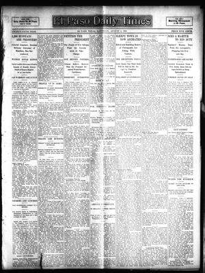 El Paso Daily Times (El Paso, Tex.), Vol. 25, Ed. 1 Saturday, August 5, 1905
