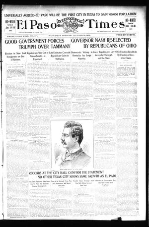El Paso International Daily Times (El Paso, Tex.), Vol. 21, No. 165, Ed. 1 Wednesday, November 6, 1901