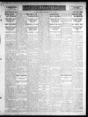 El Paso Daily Times (El Paso, Tex.), Vol. 27, Ed. 1 Wednesday, July 10, 1907