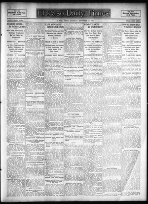 El Paso Daily Times (El Paso, Tex.), Vol. 26, Ed. 1 Thursday, September 27, 1906