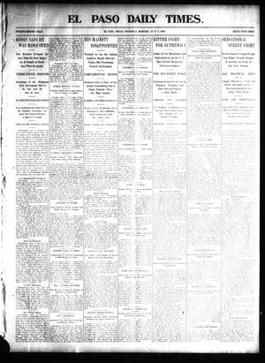 El Paso Daily Times. (El Paso, Tex.), Vol. 22, Ed. 1 Thursday, July 3, 1902