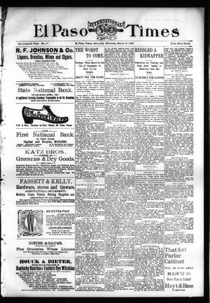 El Paso International Daily Times (El Paso, Tex.), Vol. 17, No. 146, Ed. 1 Sunday, June 20, 1897