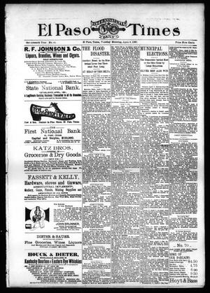 El Paso International Daily Times (El Paso, Tex.), Vol. 17, No. 81, Ed. 1 Tuesday, April 6, 1897