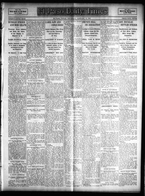 El Paso Daily Times (El Paso, Tex.), Vol. 25, Ed. 1 Thursday, January 19, 1905
