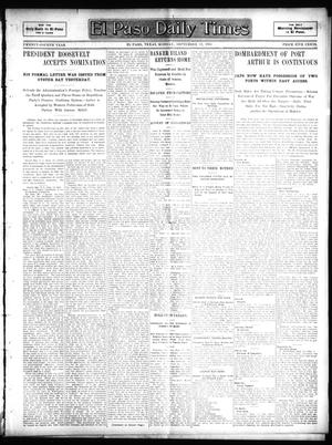 El Paso Daily Times (El Paso, Tex.), Vol. 24, Ed. 1 Monday, September 12, 1904