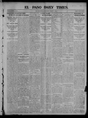 El Paso Daily Times. (El Paso, Tex.), Vol. 23, Ed. 1 Saturday, March 7, 1903
