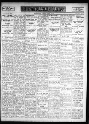 El Paso Daily Times (El Paso, Tex.), Vol. 26, Ed. 1 Tuesday, August 21, 1906