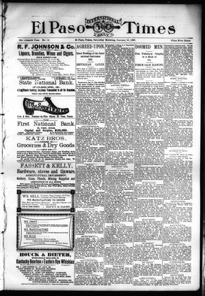 El Paso International Daily Times (El Paso, Tex.), Vol. 17, No. 13, Ed. 1 Saturday, January 16, 1897
