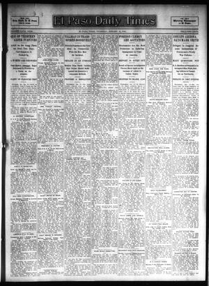 El Paso Daily Times (El Paso, Tex.), Vol. 26, Ed. 1 Thursday, January 18, 1906
