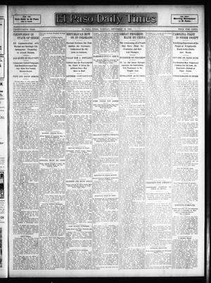 El Paso Daily Times (El Paso, Tex.), Vol. 26, Ed. 1 Tuesday, September 18, 1906