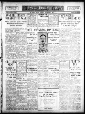 El Paso Daily Times (El Paso, Tex.), Vol. 28, Ed. 1 Tuesday, December 8, 1908