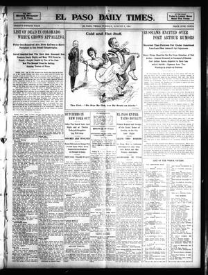 El Paso Daily Times. (El Paso, Tex.), Vol. 24, Ed. 1 Tuesday, August 9, 1904