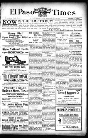 El Paso International Daily Times (El Paso, Tex.), Vol. 20, No. 130, Ed. 1 Tuesday, May 29, 1900