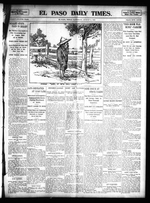 El Paso Daily Times. (El Paso, Tex.), Vol. 24, Ed. 1 Saturday, August 6, 1904