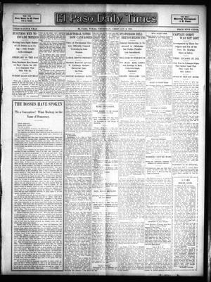 El Paso Daily Times (El Paso, Tex.), Vol. 25, Ed. 1 Thursday, February 9, 1905